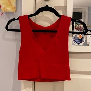 V Crop Top